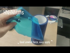 8'' 200' Break Points Blue Plastic Duct Protection Film